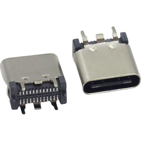 Connecteur USB Type-C à interface de base 6/14/16 broches, patch pour carte à 4 broches, transmission HD, charge rapide, adhésif vertical 24 broches, hauteur 8,8/9,3/10,5 (1/2)