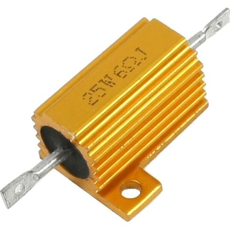 Coque en aluminium de résistance de ton or de 25 W % 6 Ohm large (5aabc97cf6d1b8c7339db73b836497f9)