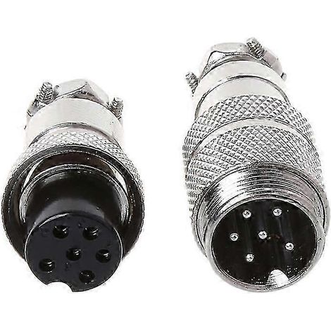 Gx16 Verschraubbarer Luftfahrt-Stecker, männlich/weiblich, 2/3/4/5/6/7/8-polig-6P