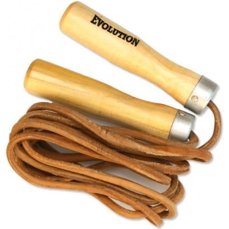Corde à sauter en cuir avec roulements Evolution (1/4)