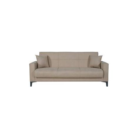 DIVANO PRONTO LETTO BRAVO 3P BACOS MARRONE
