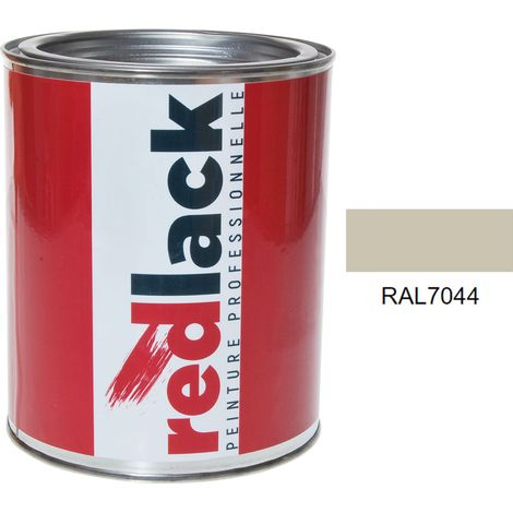 Pot 1L Peinture – RAL 7044 – Gris soie – Brillant – multisupport – Redlack