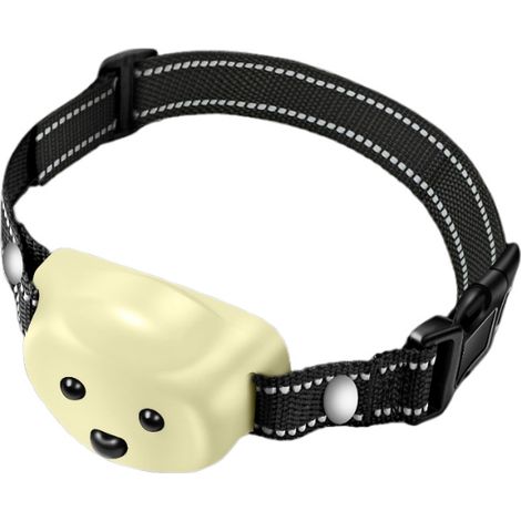 Serrurier pour chien multi-mode réglable avec 8 niveaux de sensibilité et 3 modes d'entraînement (Son/Vibration/Choc) - Collier anti-aboiement robuste pour grands chiens jusqu'à 110LBS