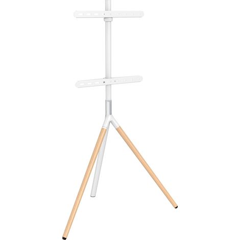 Soporte de TV de suelo Champion blanco 65 pulgadas