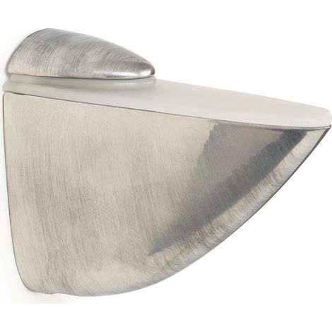 Soporte Regulable para Baldas de Cristal y Madera  Fabricado en Zamak  Acabado en Cromo Satinado  Para Baldas con Espesores de 3-40 mm  Medidas 3988105 mm  Sistema de Fijación  1 Unidad - (1/2)