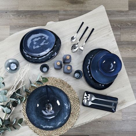 Coupelle - HOME DECO FACTORY - 35 cl - Design Épuré - Bleue (1/4)