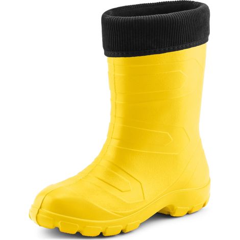 Ladeheid Damen Thermo EVA Gummistiefel federleicht LALMG879 (Gelb/Schwarz, 39 EU)