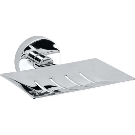 Sapho X-Round - Jabonera rectangular con aberturas, cromo XR804 (1/2)