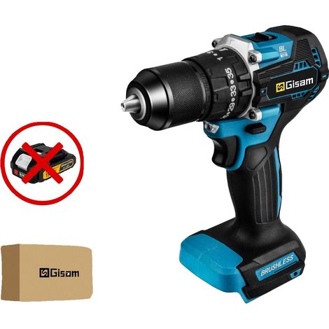 Perceuse Électrique Sans Fil, Moteur Sans Balais, Double Vitesse, Pas de batterie Pas de prise (1/2)