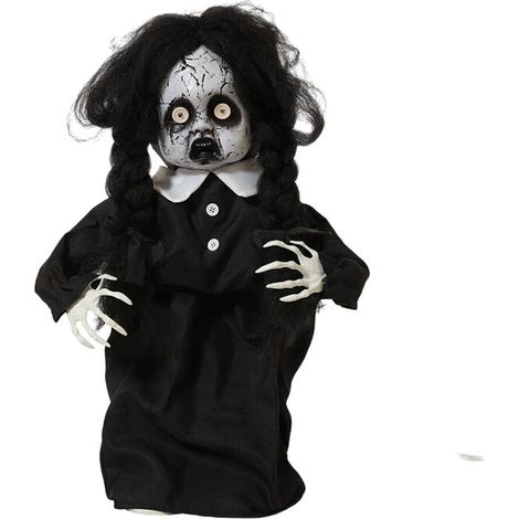 BigBuy Atosa Fantasma Ragazza Decorazione Halloween Bianca 70x10x92 cm