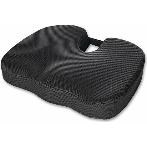 Coussin Siege - Mousse Memoire - Pour Bureau Voiture Fauteuil Roulant - 45 x 35 x 8 cm - 1 Piece (1/5)