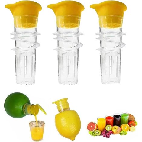 Set de 3 Presses-agrumes Manuel, Presse Citron et Orange Portable sans BPA, Idéal pour Cuisine, Bar, Voyage et Camping (1/5)