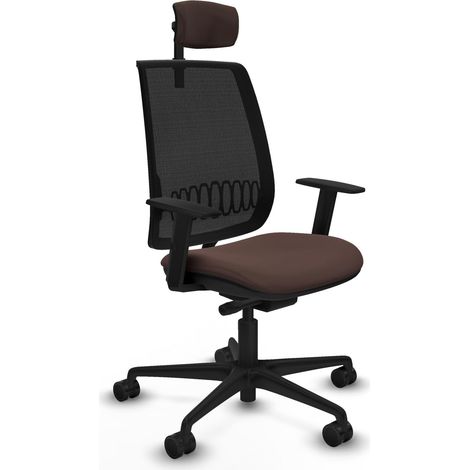 Silla de oficina piqueras y crespo Alares crema soporte lumbar ajustable (1/2)
