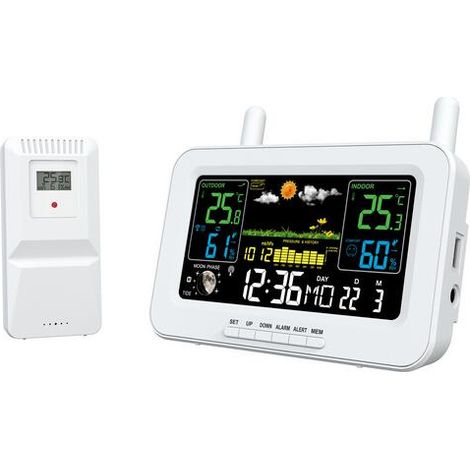 Wetterstation mit externem Sensor