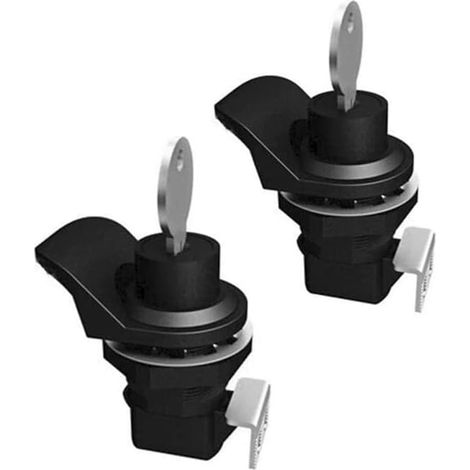 Lot de 2 loquets à bouton poussoir pour boîte à gants, compatible avec les boîtes à gants de voiturettes de golf, de bateaux, de motos et de bateaux
