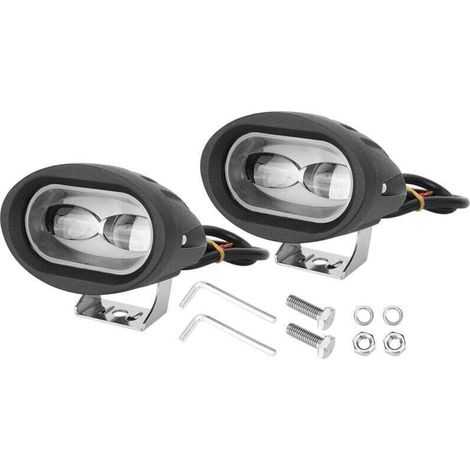 SABIR Lampe de travail LED automatique pour véhicule, lampe de conduite IP67 étanche pour lentille 6D 20 W,de (1/4)
