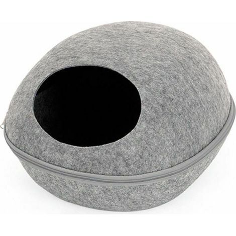 Hoopet lit pour chat avec oreiller gris (1/5)