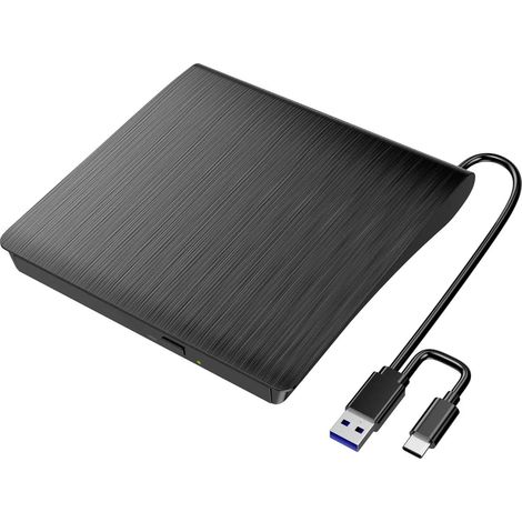[NEUWERTIG] B-Ware Xlyne Dvd Brenner Laufwerk Extern Usb Dvd Writer Schwarz