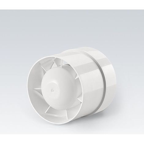 1 PCS Ventilateur Extracteur d'air, économique 100mm, 12W/130m³, extracteur axial conduit en ligne : salle de bain, cuisine, cave