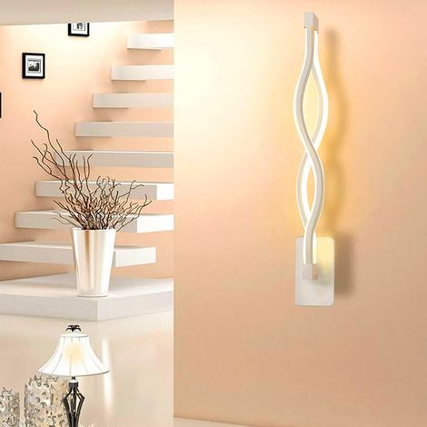Applique lampada per interno moderna da parete a muro 9W luce calda 3000K (1/4)