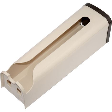 Sac poubelle mural, 2 pièces, support de rangement, organisateur adhésif arrière professionnel pour la cuisine marron 31x10x10cm / 12.2x3.9x3.9in (1/5)