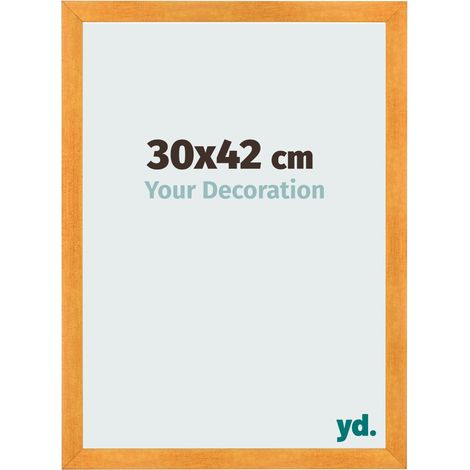yd. - Cadre photo 30x42 - Orange - MDF - Pisa (1/5)