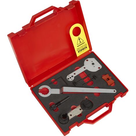 Sealey VS5145 Petrol Engine Timing Tool Kit for VAG 1.0/1.2/1.4 TSi - Belt Drive