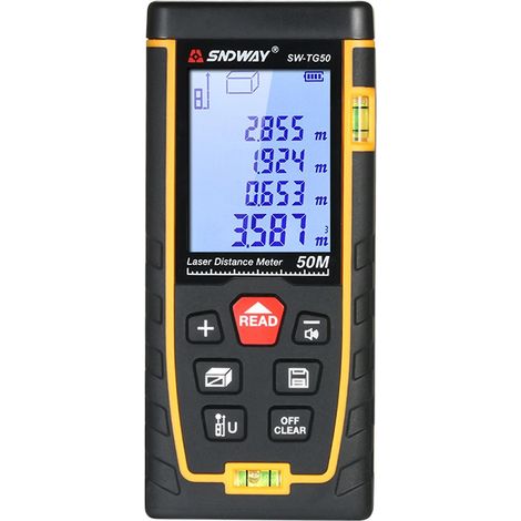 SNDWAY Mini Tragbarer Digitaler Laser-Entfernungsmesser Hochpräziser Distanzdetektor