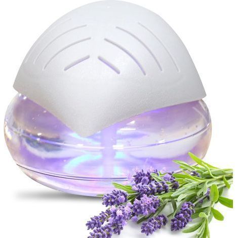 Purificateur d’eau avec filtre, diffuseur, ioniseur, LED. Pour maison, bureau, chambre, fumoir. Blanc. (1/5)