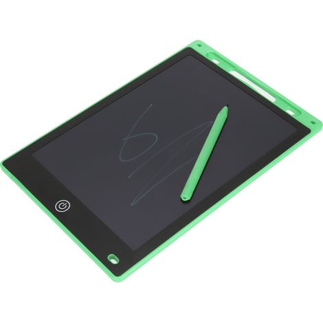 Tableau d'écriture LCD pour enfants, tableau à dessin, 10 pouces, jouet d'écriture pour l'éveil des tout-petits, vert