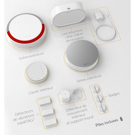 SOMFY 1875255 - Home Alarm Advanced Plus - Alarme maison sans fil connectée avec sirène extérieure et clavier — vue 2