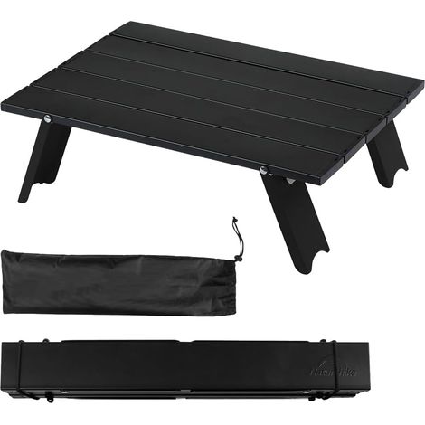 Tavolo da campeggio, tavolo da campeggio pieghevole in alluminio, portatile, in alluminio, ultraleggero, piccolo tavolo da campeggio in alluminio, per barbecue, picnic, uso all'aperto (1/5)