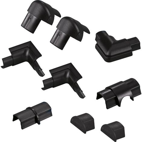 D-Line Multi-pack accessoires goulotte noire 30 x 15 mm
