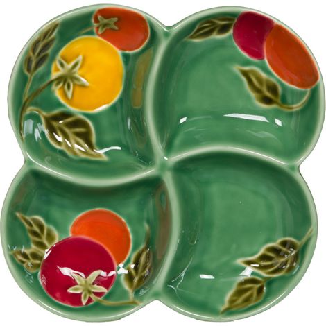 Table Passion - Plat 4 compartiments Pomodoro 22 cm