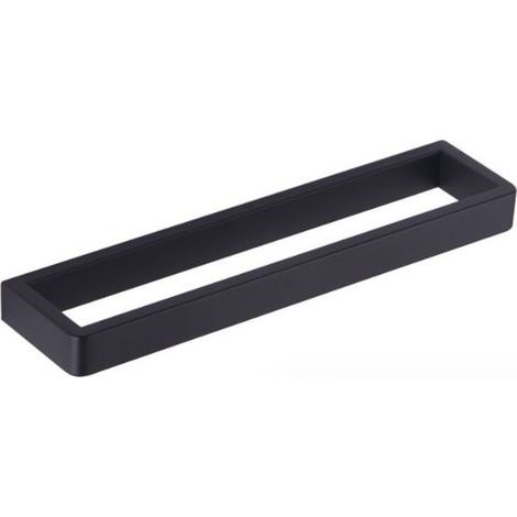 pair Porte-Serviettes de Salle de Bain Anneau Porte-Serviettes Noir Porte-Serviettes en Acier Inoxydable SUS304 30CM fixé au Mur (1/5)