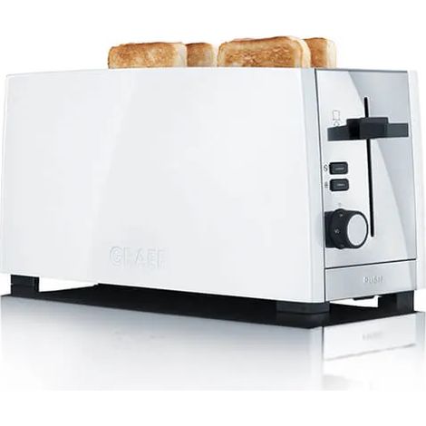 Graef White 4 Slice Toaster