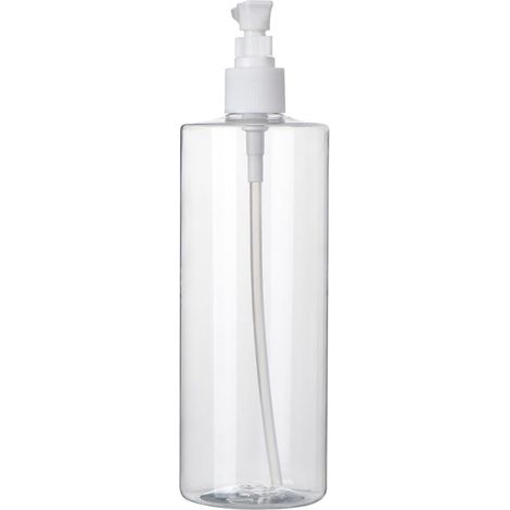 Set of 3 500ml Plastic Pump Bottles for Lotion and Liquid Soap, Leakproof and Space-Saving Bottles for Home Bathroom Storage (1/5)