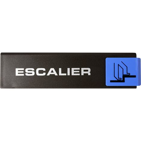 Plaque de porte Escalier - Europe design 175x45mm - 4261058