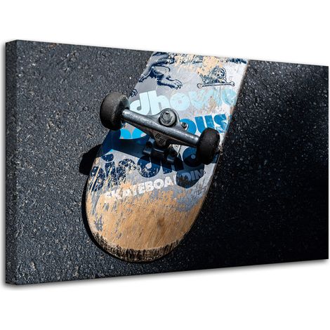 Stampa su tela "Skateboard per ragazzi" 80x50 cm