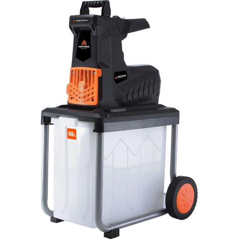 Broyeur de végétaux électrique 2800W bac 60L Yard Force ER U45 (1/5)