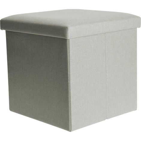 Storage-Solutions Pouf verde chiaro 38x38x38 cm (1/2)