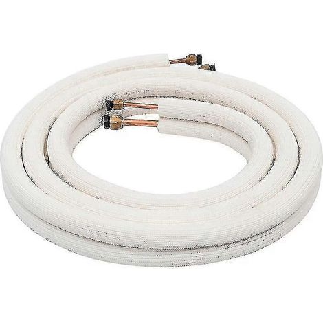 Ensemble de serpentins de climatisation de 3 mètres, 14 pouces et 38 pouces, fil de cuivre isolé, pièces détachées pour climatiseur R (1/4)