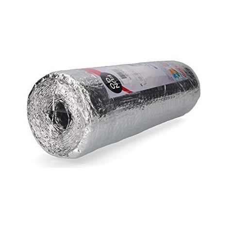Isolation thermique réfléchissante multicouche 1,20x5m – 4 couches – Économie d'énergie – Pour murs, toits et façades – Fun & Go