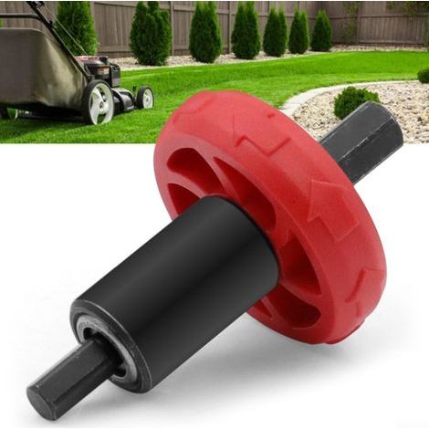 Adaptateur de foret de moteur électrique pour tondeuse à gazon, le démarreur de tondeuse à gazon est adapté pour l'adaptateur de mèche de moteur de tondeuse à gazon (1/5)