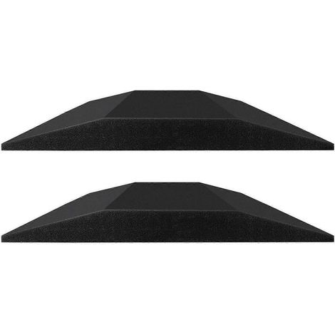 Garnissage de coussin de canapé non toxique, noyau en mousse durable, conception trapézoïdale ergonomique, utilisé pour réparer les canapés affaissés, noir. (1/5)