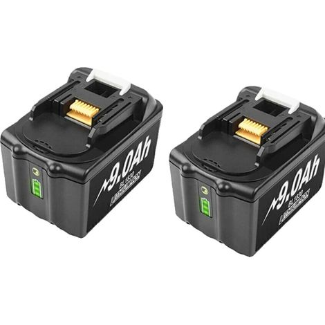 Baterías de alta capacidad de 9000 mAh, doble capacidad de carga, 2 unidades de 9.0 (1/2)
