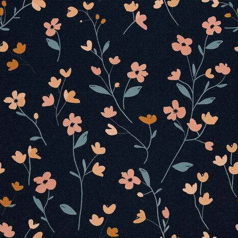 Tela decorativa para exteriores Oxford - Motivo floral I DX5298 (1/5)
