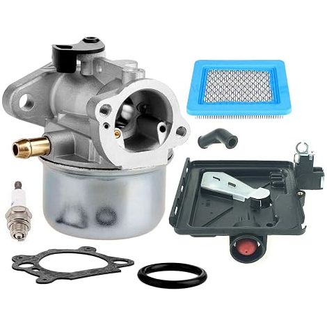 799868 Vergaser passend für Briggs & Stratton 498170 799872 694202 497586 498254 790821, Primärluftfilter-Reinigungssockel (1/5)