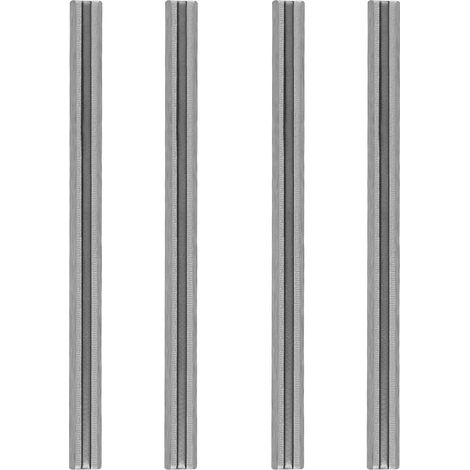 Store Lot de 4 lames de rabot réversibles en acier rapide compatibles avec Bosch PHO 20-82/PHO 100/GHO 40-82 C Lames de rabot en carbure de tungstène 82 x 5,5 x 1,1 mm