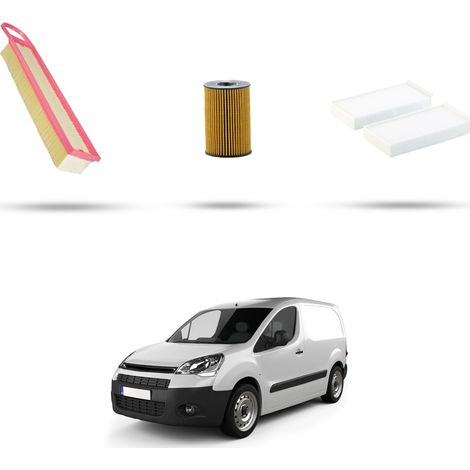 Kit tagliando 3 filtri compatibile con Citroen Berlingo II 1.6 vti 72kw dal 2010 (1/5)